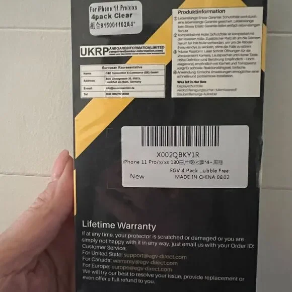 New EGV iPhone Premium Glass Protector - Picture 2 of 4